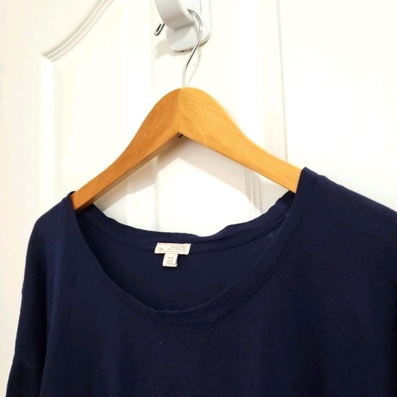 ‼️ 3/$20 Gap Navy 3/4 Sleeve Shirt - Picture 4 of 5